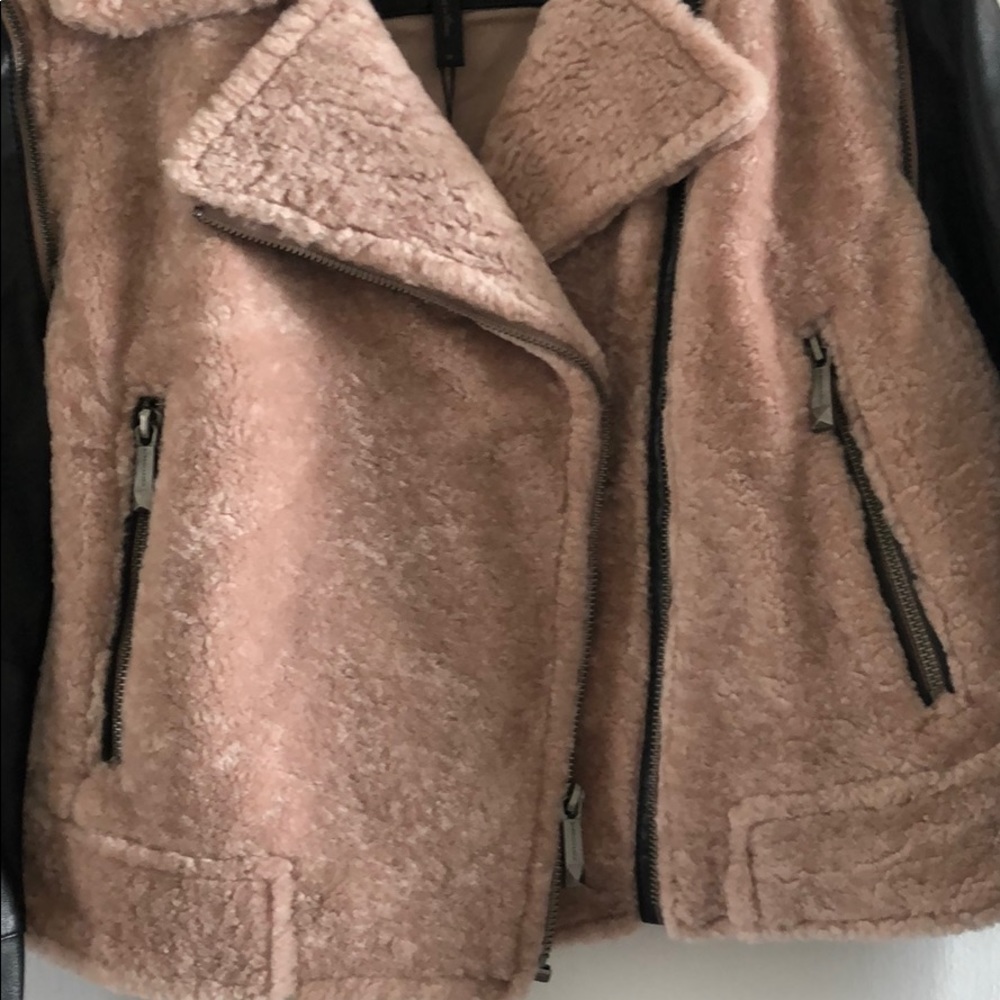 Shearling leather jacket - Picture 5 of 7